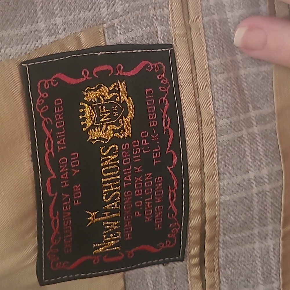 Gray Cat Patterned Blazer - image 4